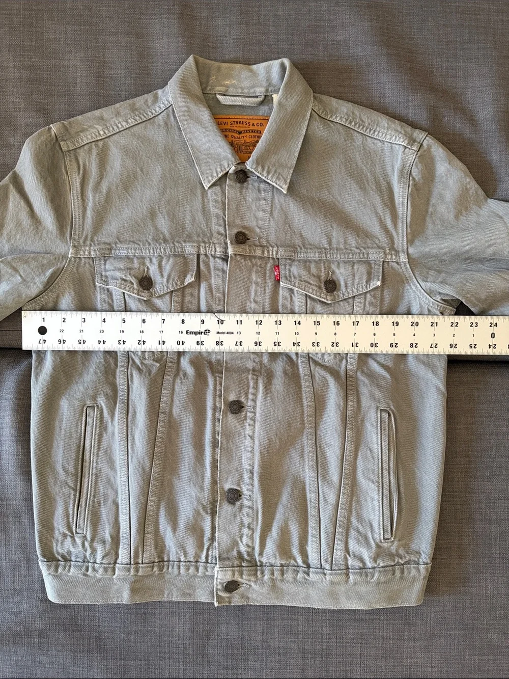 Levi's Pale Gray Denim Jacket - Men's - Picture 3 of 5